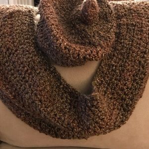 Infinity scarf and slouchy hat to match